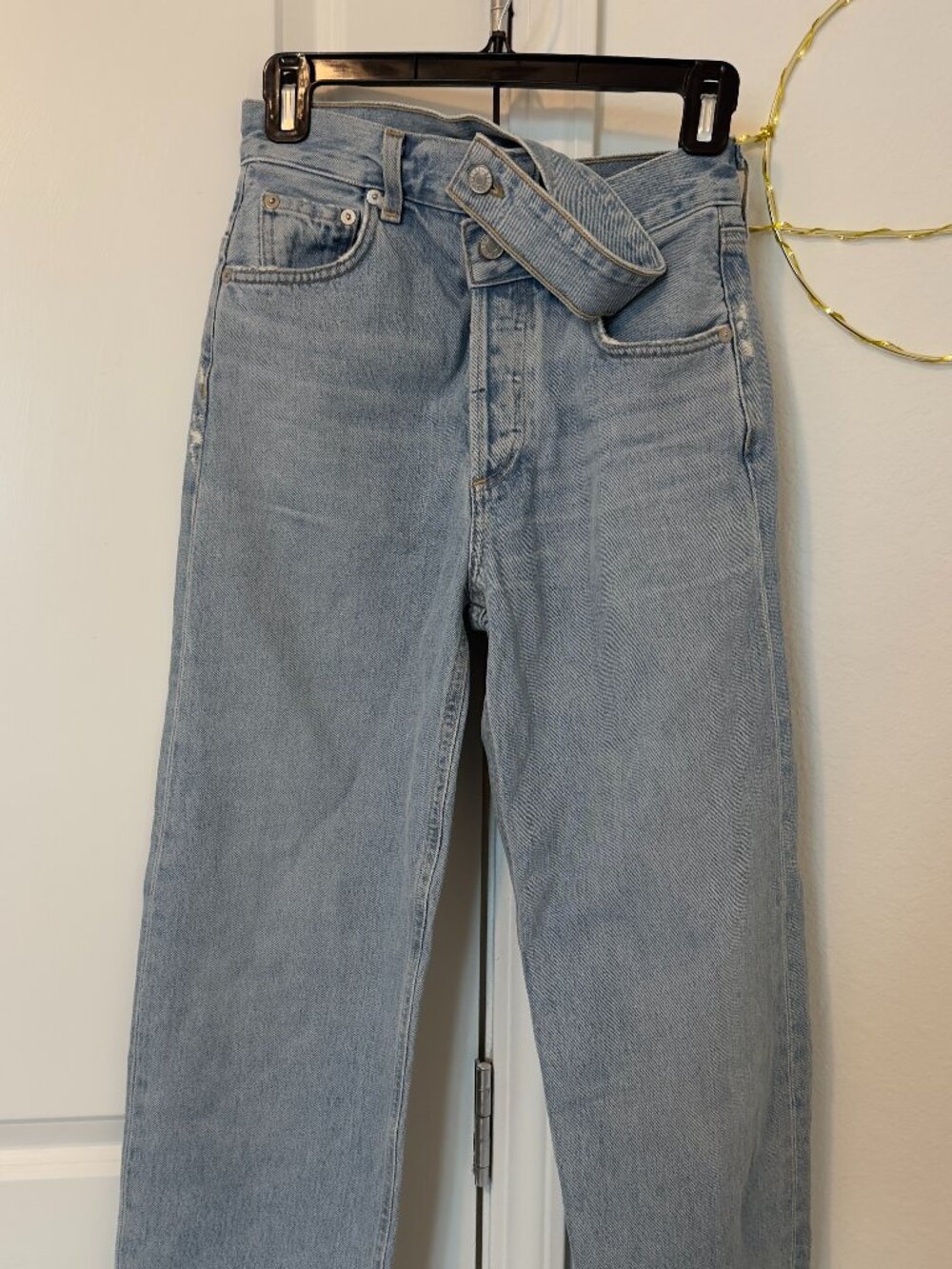 NEVER WORN AGOLDE A-symmetrical Denim Jeans!